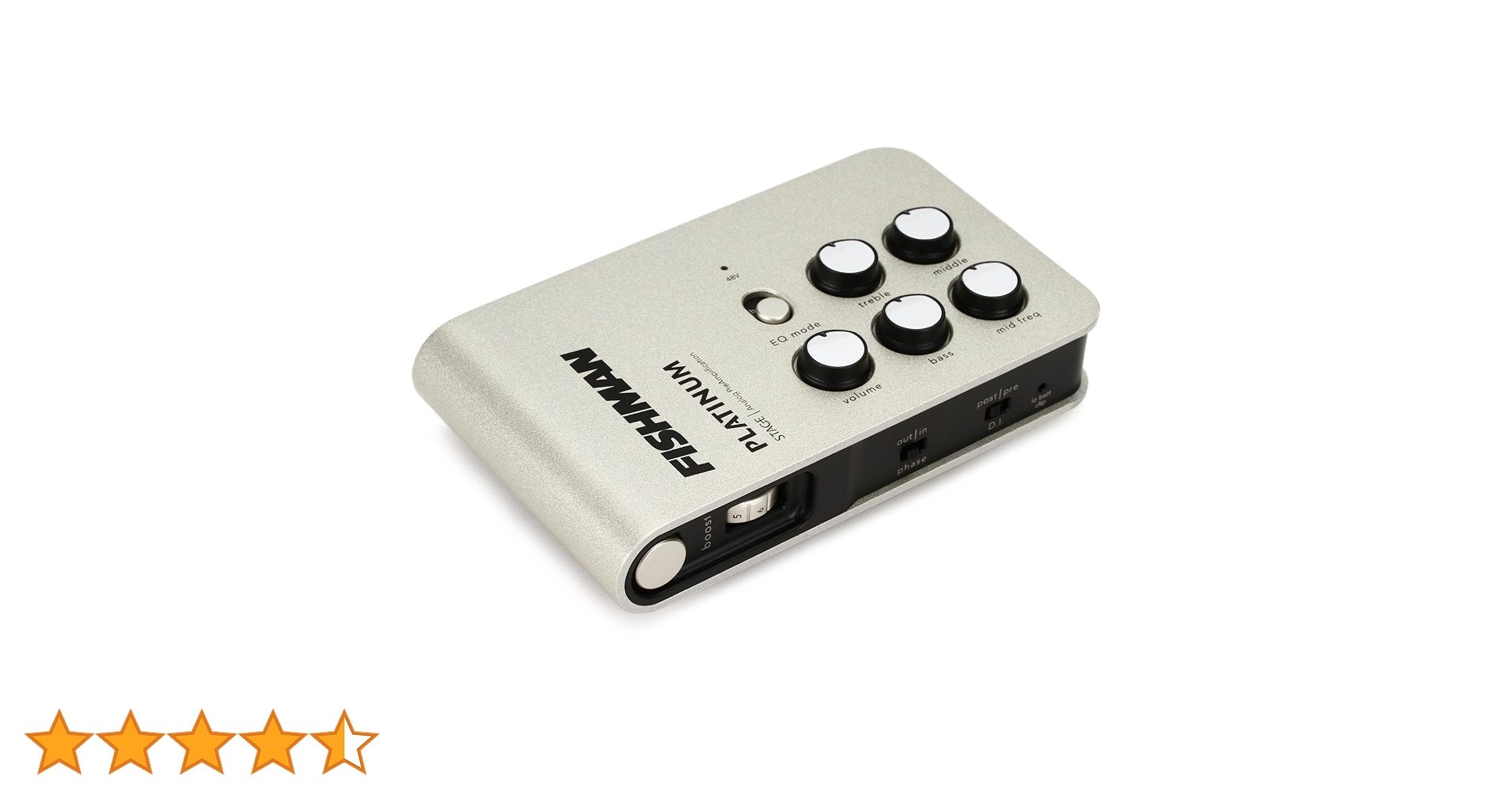 ギター FISHMAN Platinum Pro EQ/DI Analog Preamp Fishman - Platinum - Pro EQ/DI Analog Preamp - Nantel Musique